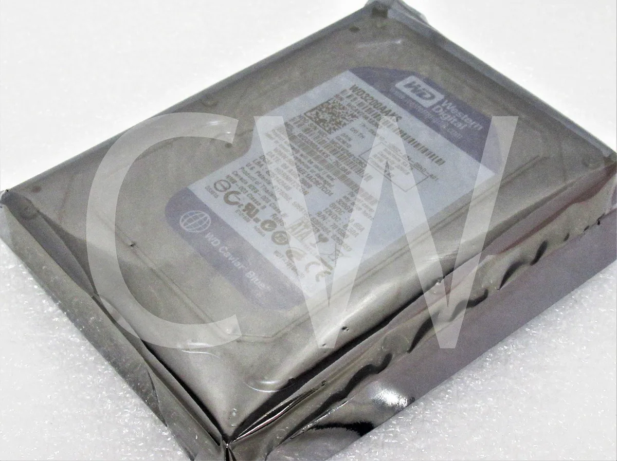 Silver 3.5 inch SATA hard drive with circuit board visible