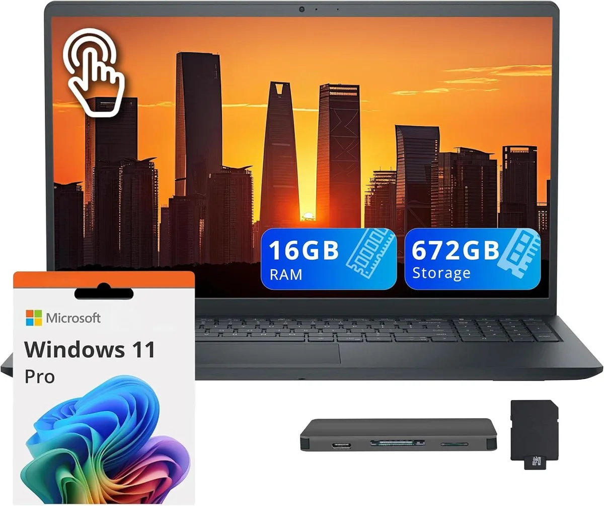 DELL DELL Inspiron 15.6" FHD Touchscreen i5-1334U 16GB 672GB Business Laptop — product photo