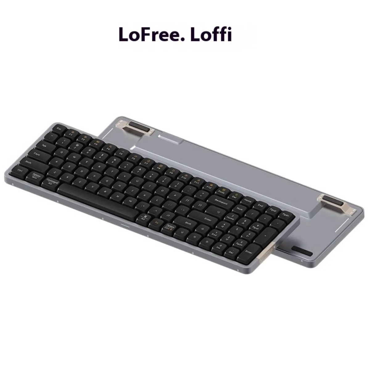 Compact 65% mechanical keyboard, low-profile black metal case, PBT keycaps, gasket mount, Bluetooth 5.3 and USB-C