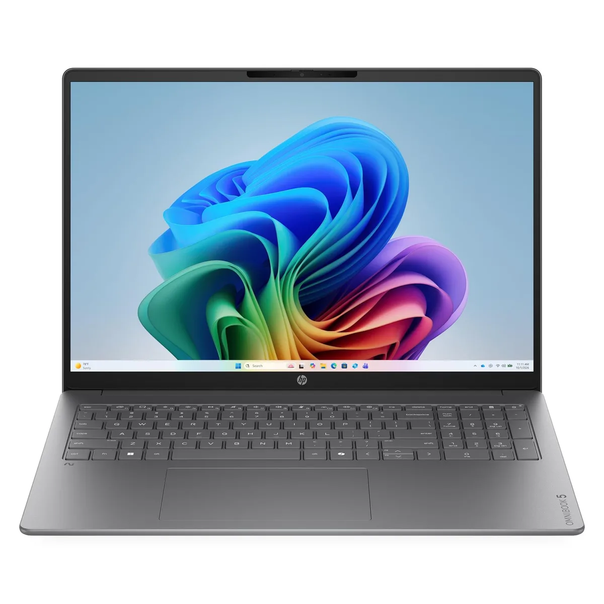 HP HP OmniBook 5 16.0" Touchscreen AMD Ryzen AI 7 445 16GB 1TB Radeon 840M Meteor Silver — photo du produit