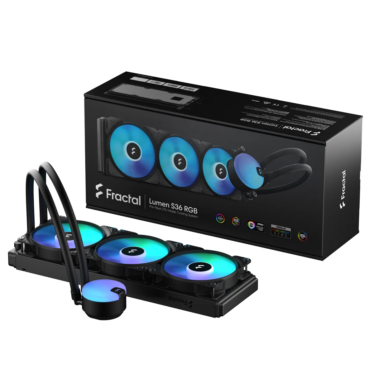 Fractal Design Fractal Design Lumen S36 v2 RGB FD-W-L1-S3612 liquid cooler — product photo