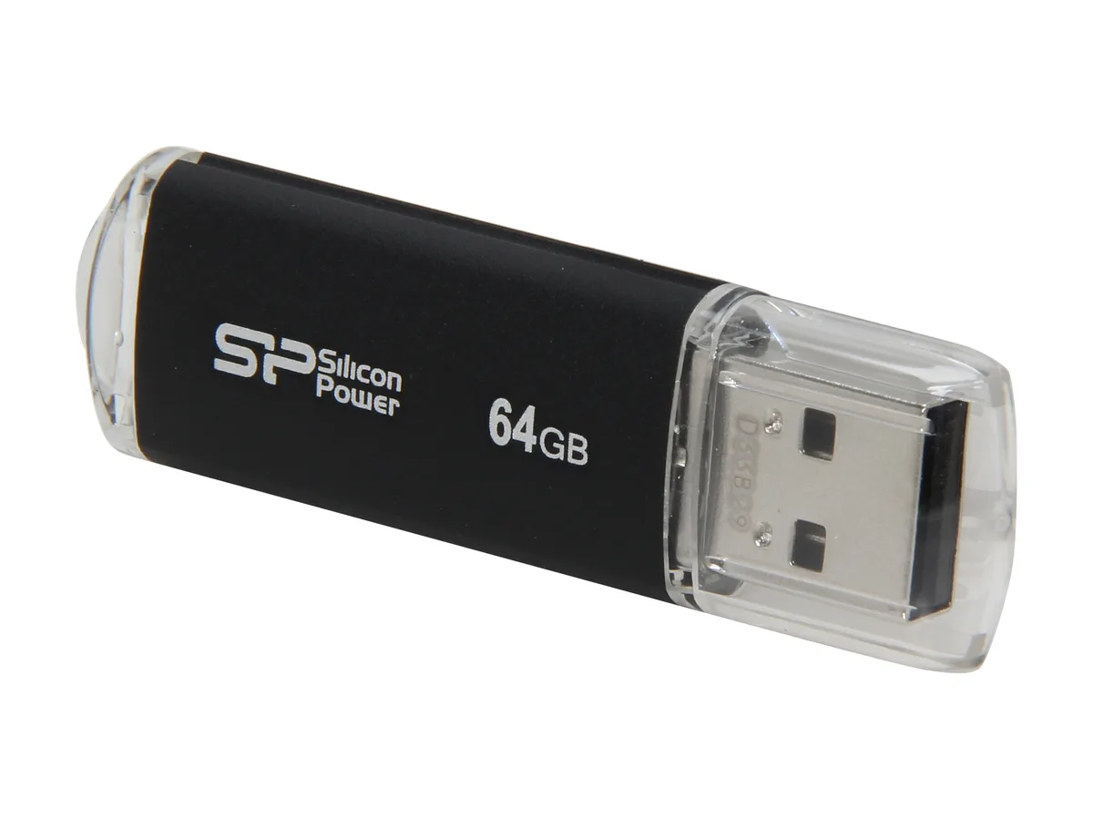 Silicon Power Silicon Power SP064GBUF2M01V1K 64GB USB 2.0 flash drive — ürün fotoğrafı