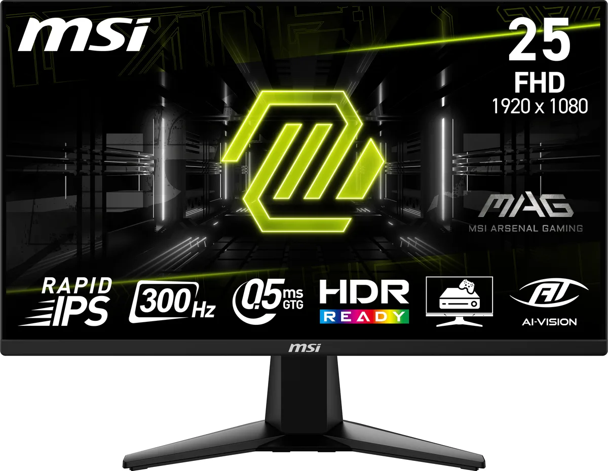 MSI MSI MAG 255XF 24.5" 300Hz gaming monitor — photo du produit