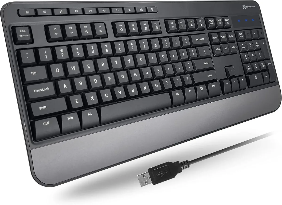 usbroway usbroway X9 gaming keyboard 114 keys 10 multimedia 14 shortcut 39 quiet keys — toote foto