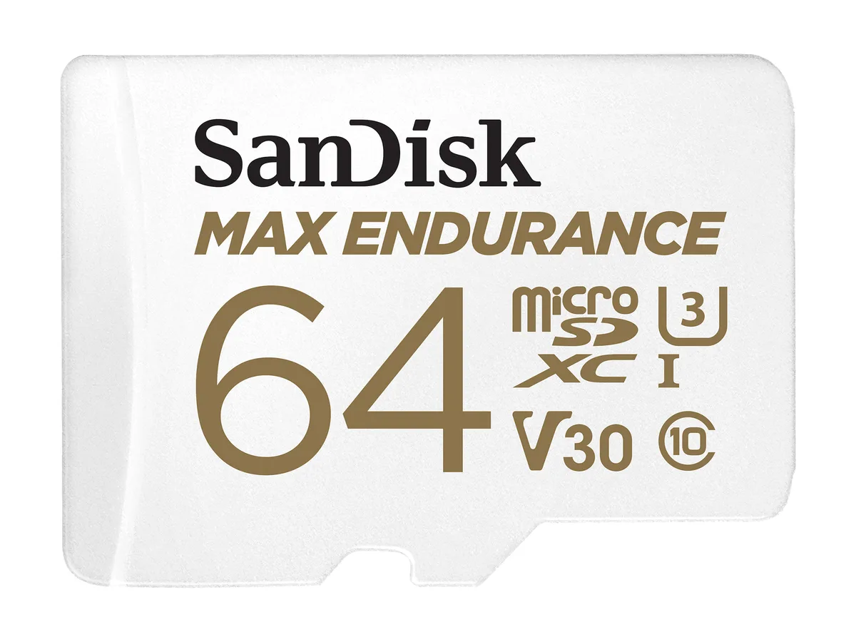 SanDisk SanDisk SDSQQVR-064G-GN6IA 64GB MAX Endurance microSDXC memory card — 商品写真