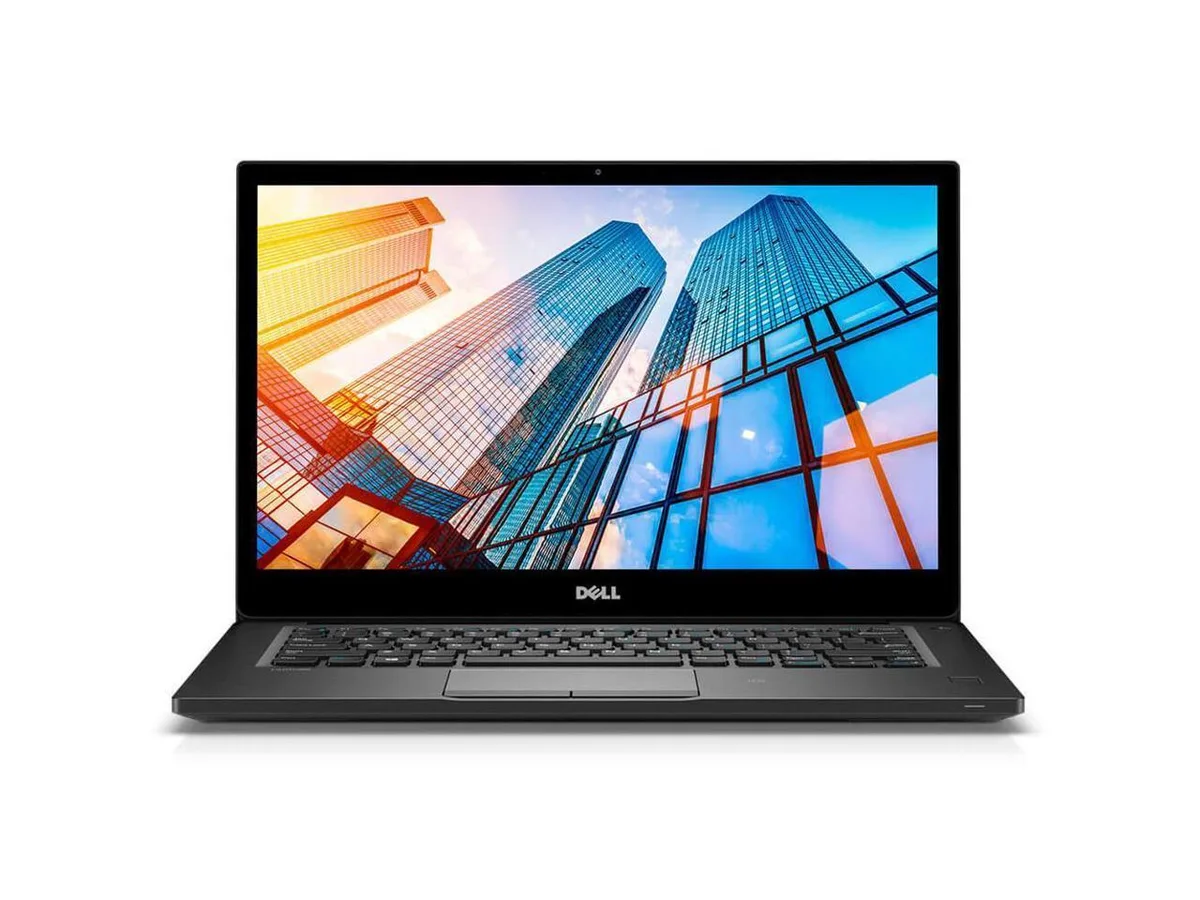 Gray Dell Latitude 7490 14 inch laptop closed lid