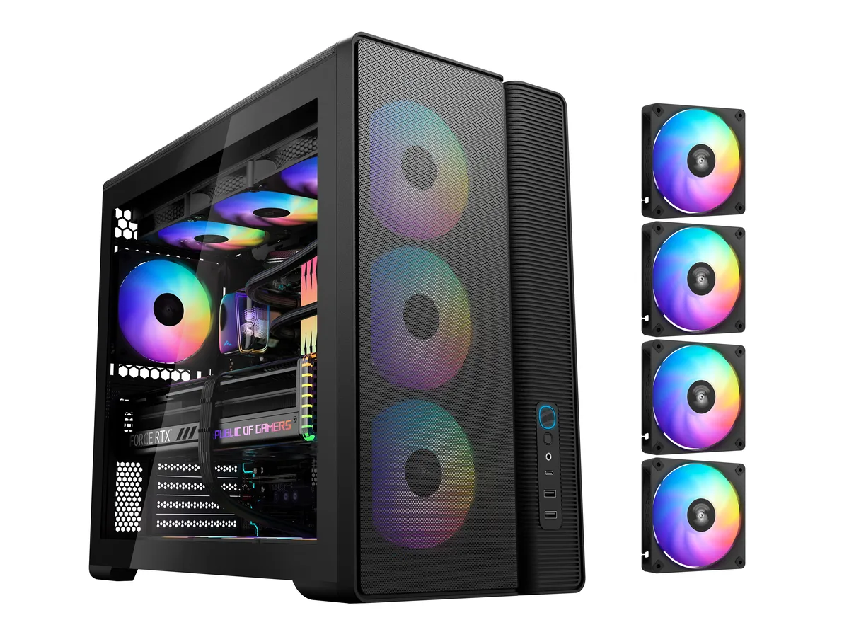 SAMA SAMA S50 Black ATX Mid Tower PC Case — product photo