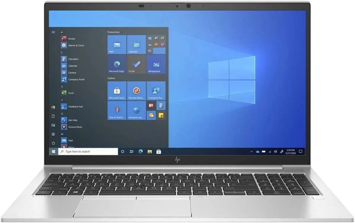 HP HP EliteBook 850 G8 Notebook 15.6" 11th Gen Core i5-1135G7 2.40GHz 16GB 256GB SSD Iris Xe laptop — product photo