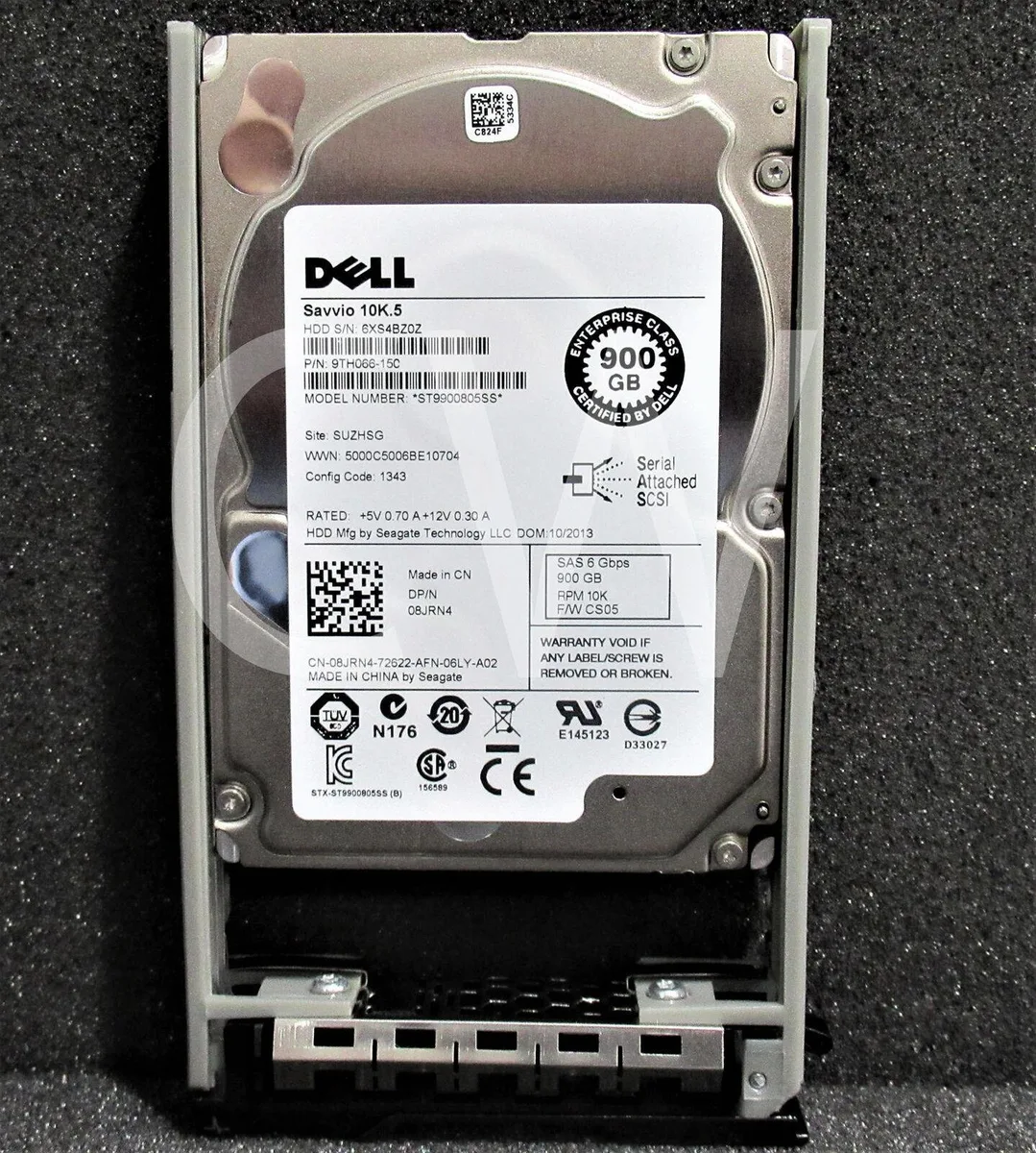 DELL DELL 8JRN4 SAVVIO 900GB 10000RPM 64MB 2.5" SAS internal hard drive — zdjęcie produktu