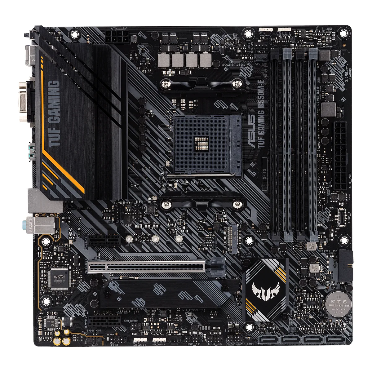 ASUS ASUS TUF GAMING B550M-E AMD B550 Ryzen AM4 Micro ATX motherboard PCIe 4.0 dual M.2 — product photo
