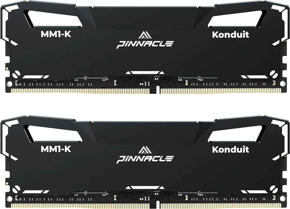 Timetec Timetec Pinnacle Konduit 32GB (2x16GB) DDR4 3200 CL16 Black desktop RAM — photo du produit