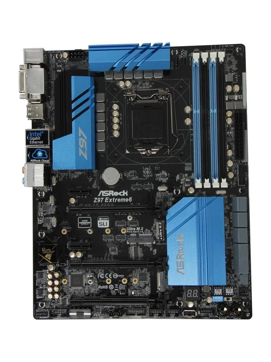 ASRock ASRock Z97 Extreme6 LGA 1150 Intel motherboard — product photo