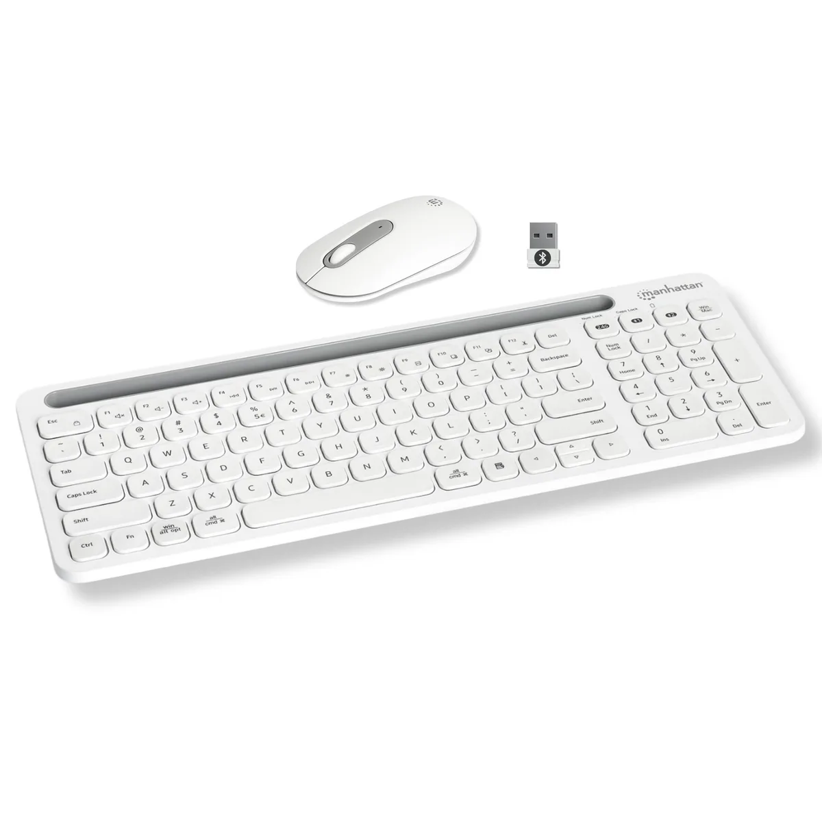 MANHATTAN MANHATTAN 64820 Bluetooth Keyboard White 104 Keys — 商品照片