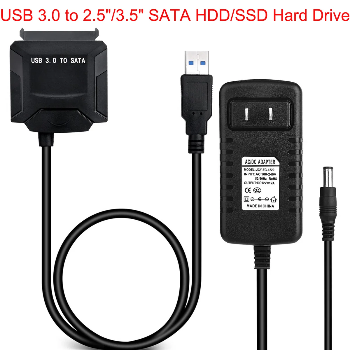 LUOM LUOM E-yield E02 SATA to USB 3.0 Adapter 2.5/3.5" 45 cm 37g — صورة المنتج