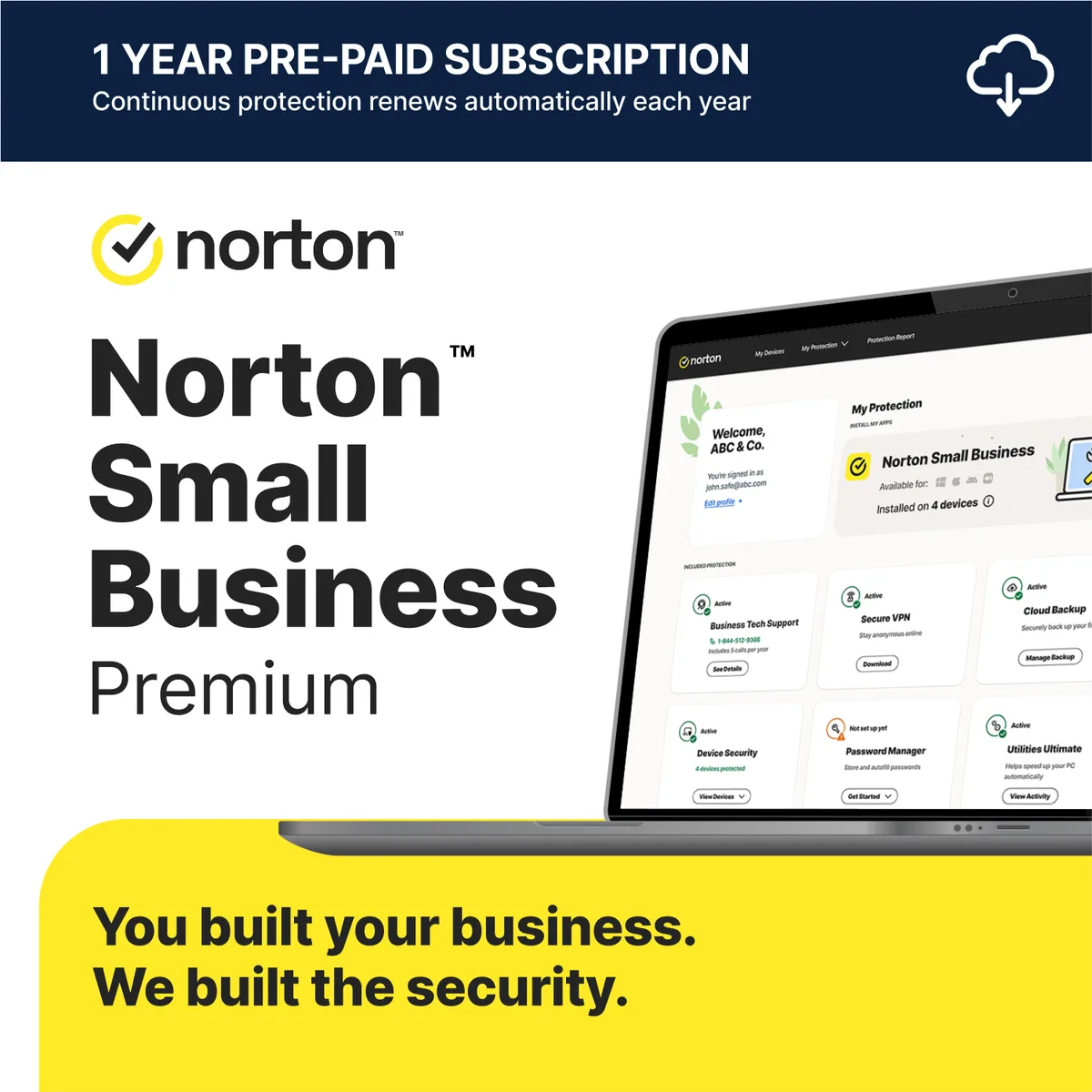 Norton Norton 21465825 Small Business Premium 10 Devices antivirus — fotografia produktu