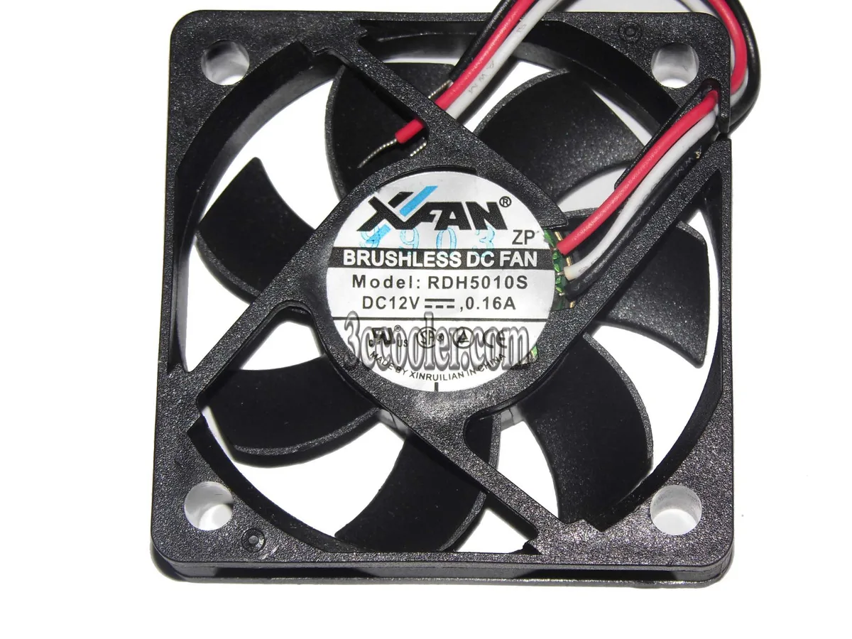OEM Industries OEM Industries RDH5010S 50x50x10mm 12V 0.16A 3-Wire Fan — toote foto