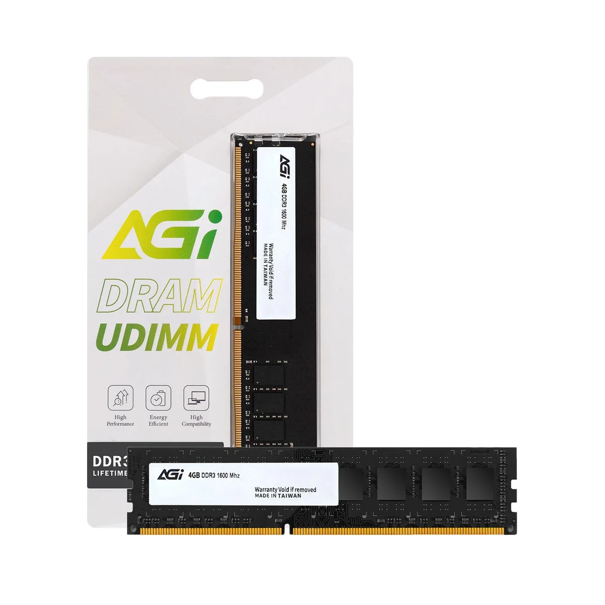 AGI AGI UD128 4GB DDR3 1600MHz CL11 240-pin desktop RAM — fotografia produktu