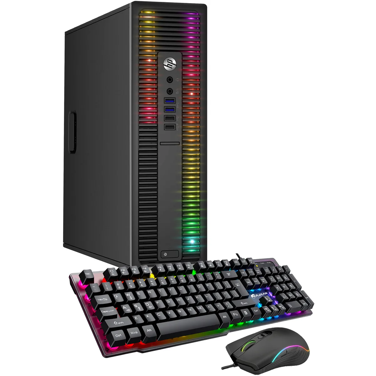 HP HP EliteDesk 800 G2 SFF desktop PC i5-6500 3.2 GHz 16 GB DDR4 512 GB SSD Windows 10 Pro RGB — photo du produit