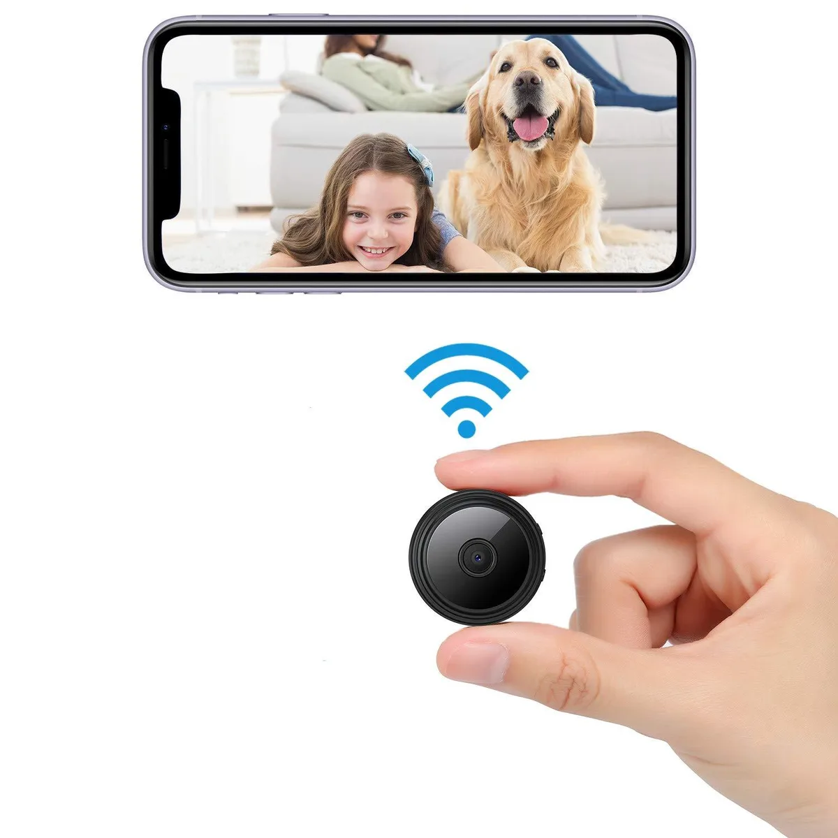 Clover 1 Wireless Surveillance 1.7in 2.4GHz 64GB 30fps — ürün fotoğrafı
