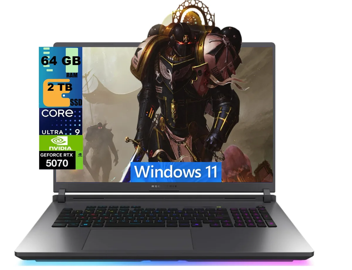 ASUS ASUS ROG Strix G18 gaming laptop 18" WQXGA 240Hz Ultra 9 275HX RTX 5070 64GB 2TB — 商品照片