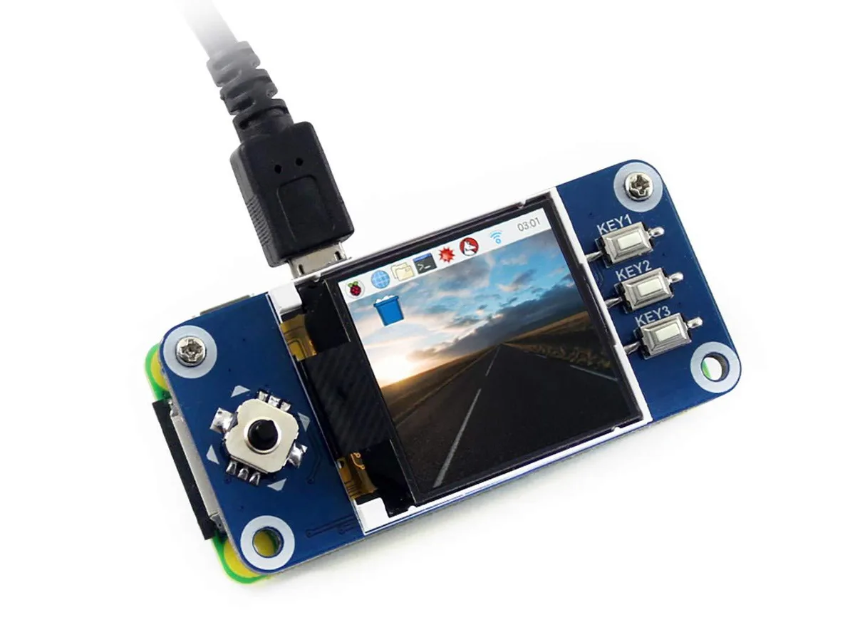 LORDWORLD LORDWORLD 1.44inch LCD HAT 128x128 SPI Development Board — صورة المنتج