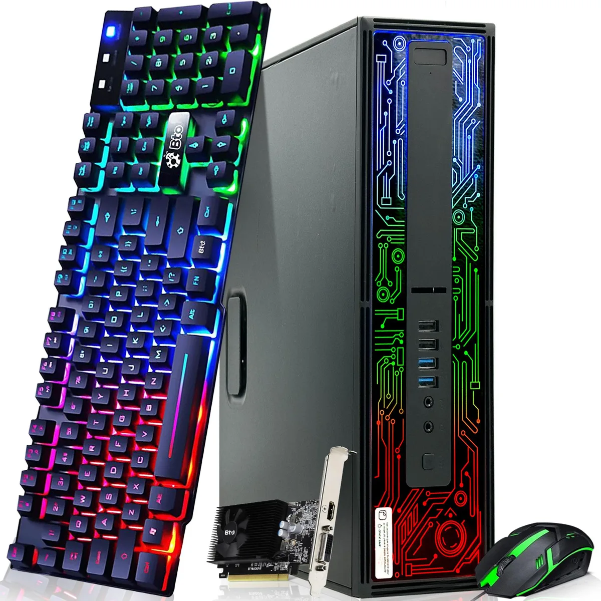 HP HP ProDesk G2 RGB Gaming Desktop PC i5-6500 16GB DDR4 1TB SSD 2TB HDD GT 1030 Windows 10 Pro — photo du produit