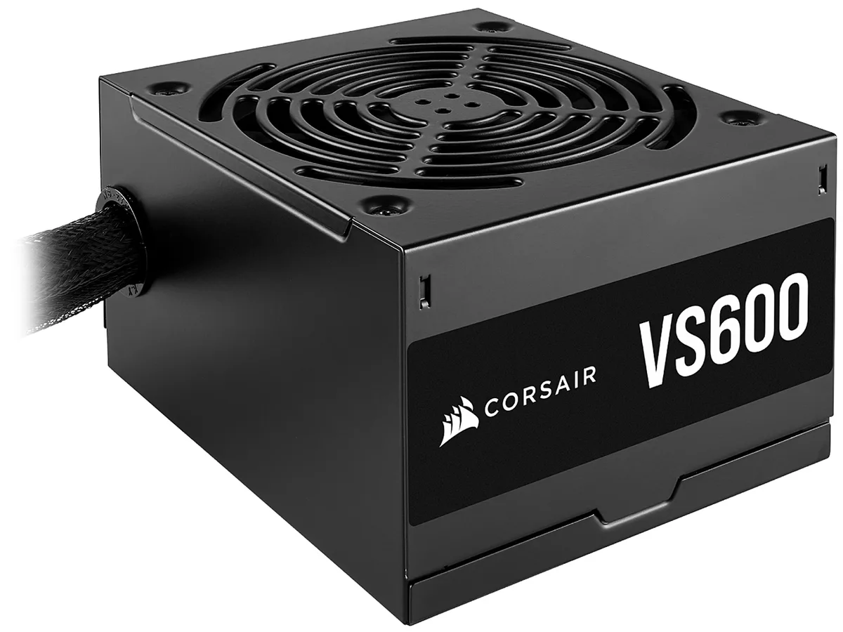 Corsair Corsair CP-9020224-NA VS600 600W 80 PLUS power supply — product photo