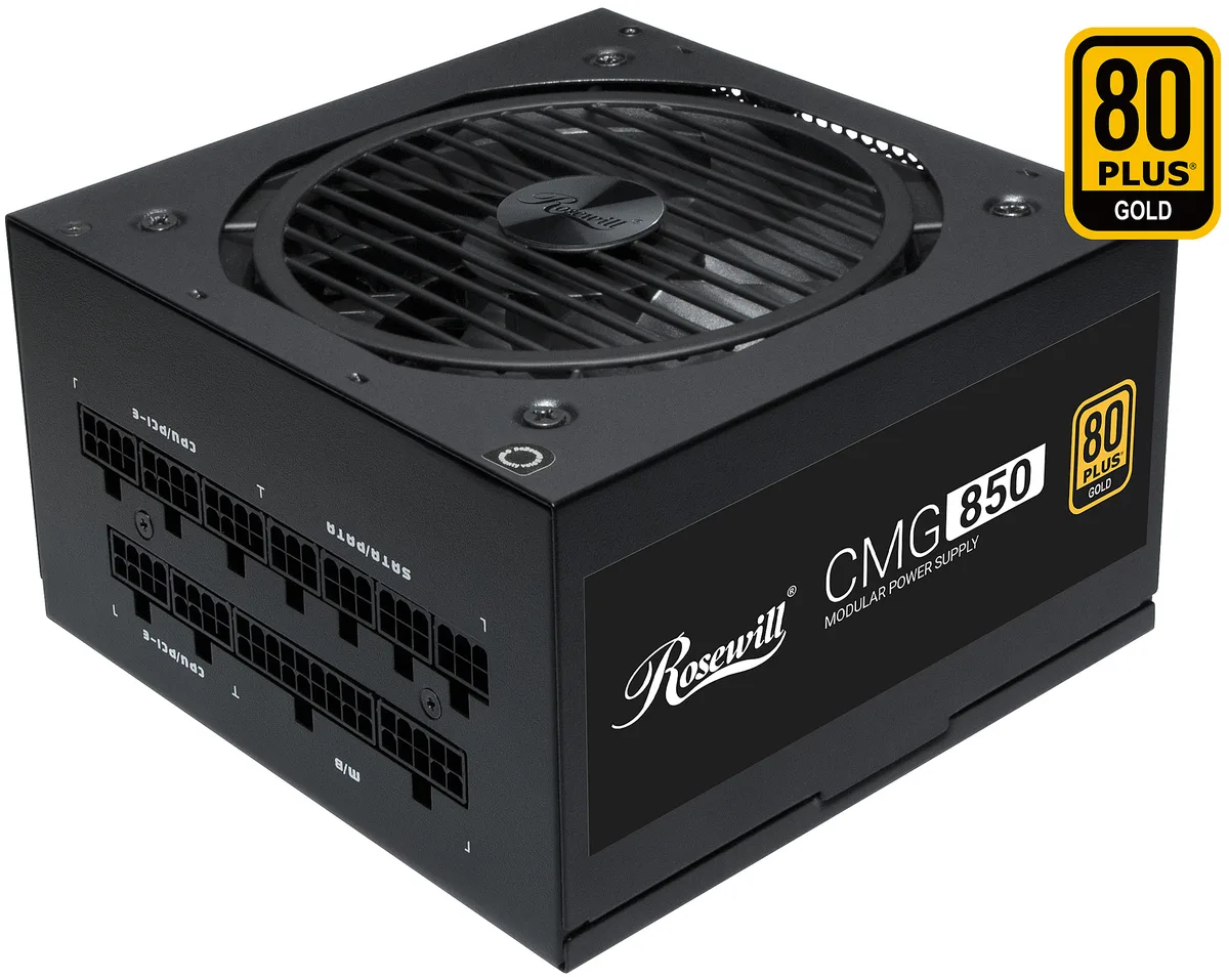 Rosewill Rosewill CMG850 850 W ATX 3.0/3.1 80+ Gold full modular power supply — photo du produit