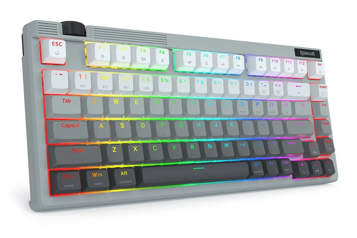 Redragon K757-00 75% wireless mechanical gaming keyboard Gray — φωτογραφία προϊόντος