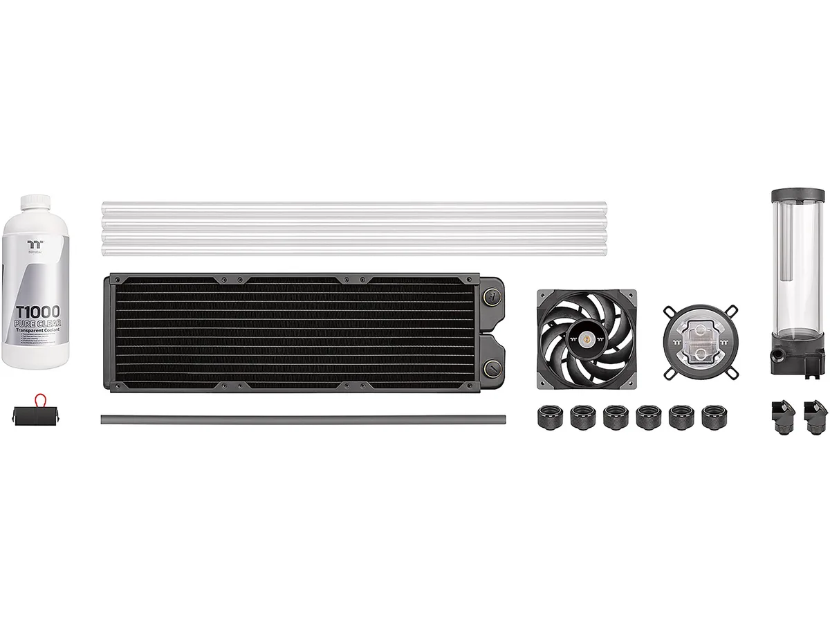 Thermaltake Thermaltake Pacific Tough C360 DDC Hard Tube Liquid Cooling Kit CL-W306-CU12BL-A diy cooling — صورة المنتج