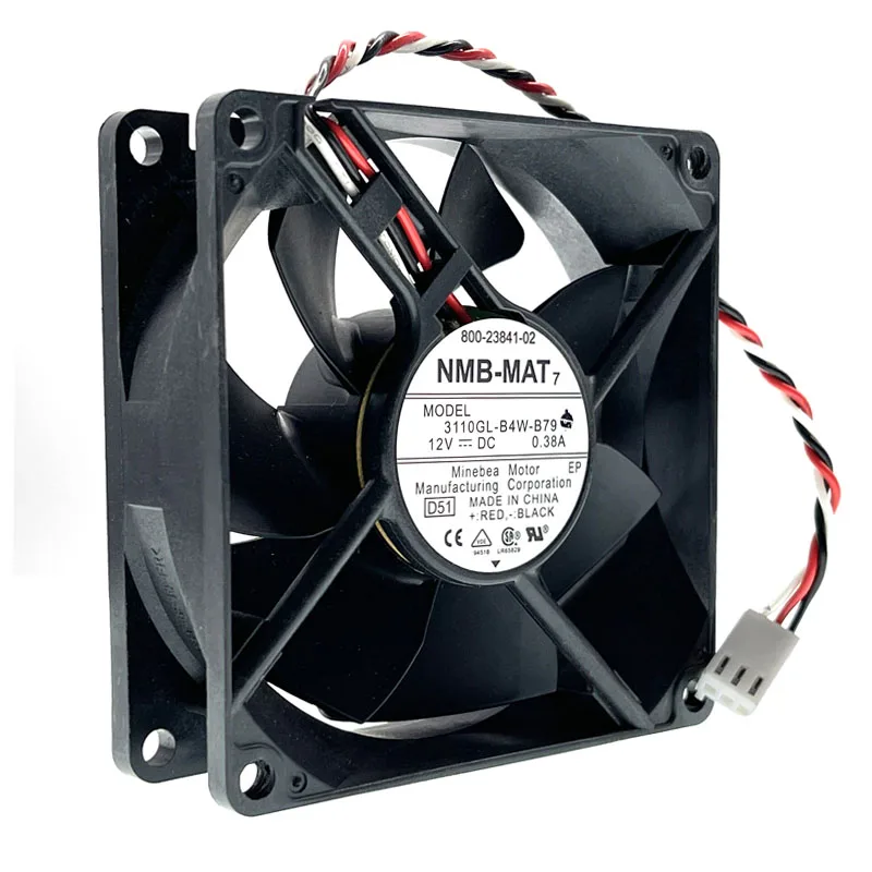 SXDOOL SXDOOL 3110gl-b4w-b79 80mm 12V 3-pin case fan — 商品写真
