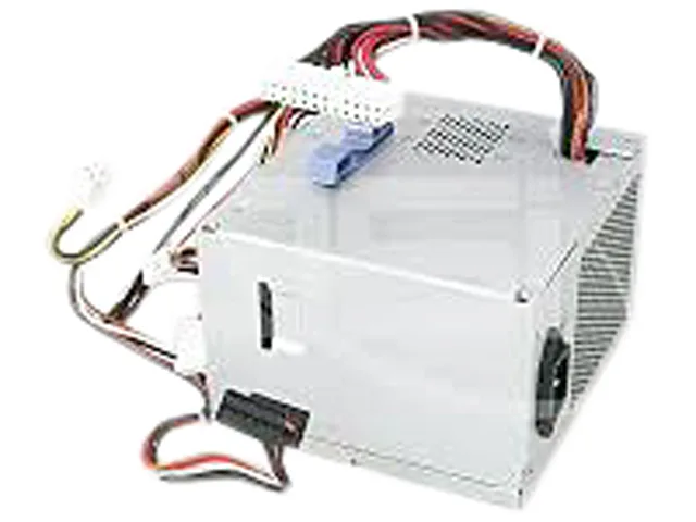 Refurbished Dell NH493 305 W ATX power supply unit, silver metal case