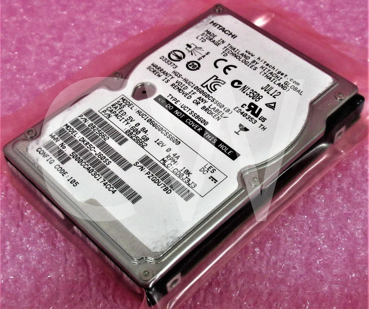 HGST HGST HUC106060CSS600 600GB 10000RPM 2.5" SAS internal hard drive — 商品照片