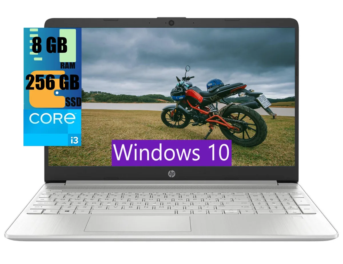 HP HP 15 Raider laptop i3-1215U 8GB 256GB SSD 15.6" HD touch Silver — photo du produit