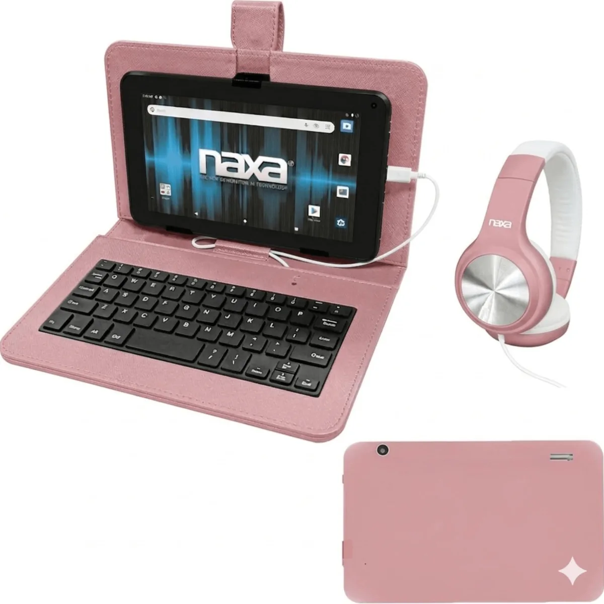 Naxa Naxa NID-7056-ROSEGOLD 7" Android 11 Tablet Kit Rose Gold — صورة المنتج