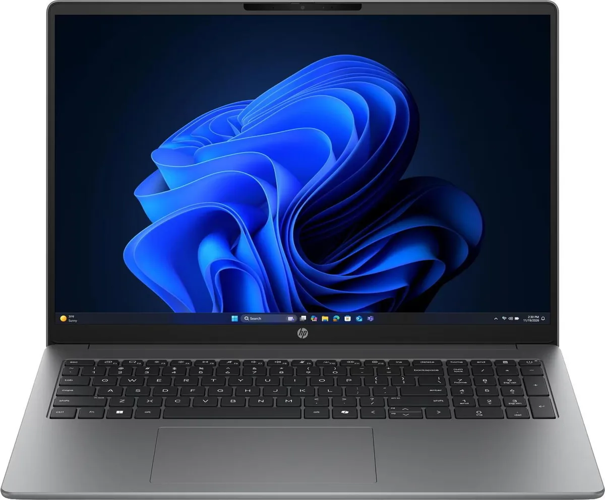 HP HP 200 G2a laptop, Ryzen 7 250, 32GB DDR5, 1TB NVMe, 16" WUXGA — product photo