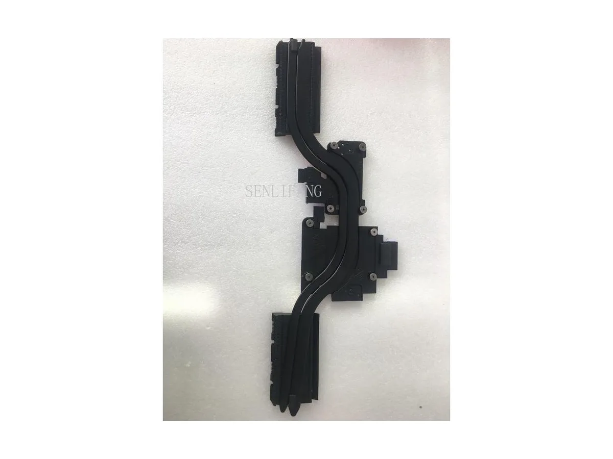 Copper heatsink assembly with heat pipes for laptop CPU and graphics cooling
