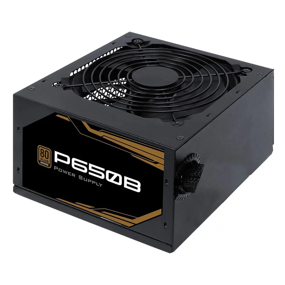 KHACHIMO KHACHIMO P650B 650W ATX 12V 50-60Hz Active PFC Power Supply — photo du produit