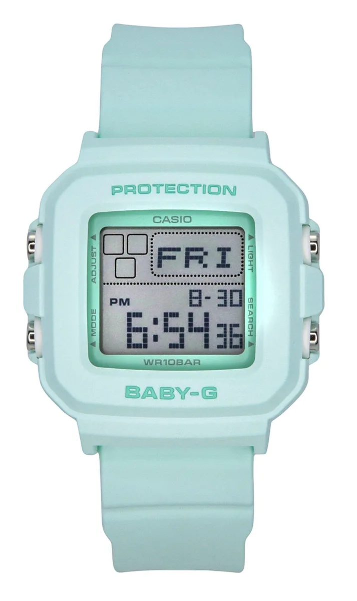 CASIO CASIO Baby-G BGD-10-3 mint green dial quartz watch 100m 39.00 mm — product photo