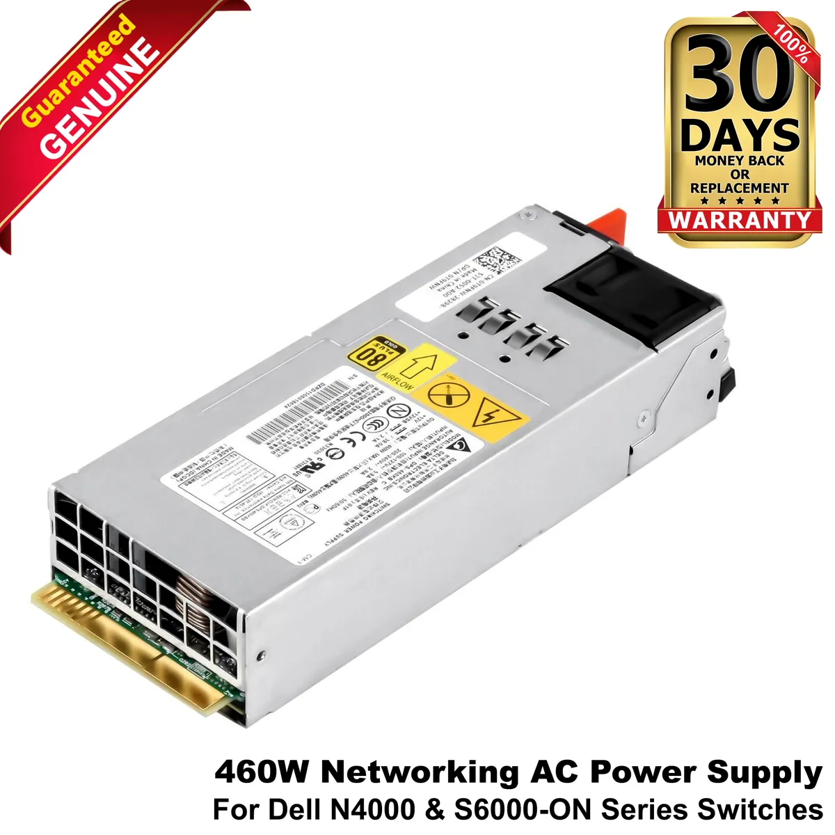 DELL DELL DPS-460KB B 460W 80 Plus Gold PSU T9FNW — product photo