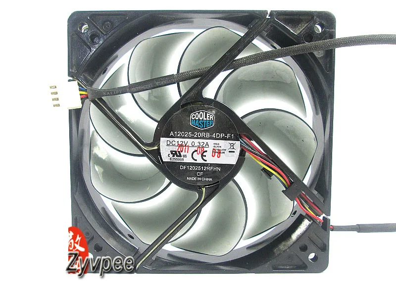 Zyvpee Zyvpee A12025-20RB-4DP-F1 120mm 4 Pin Case Fan — صورة المنتج