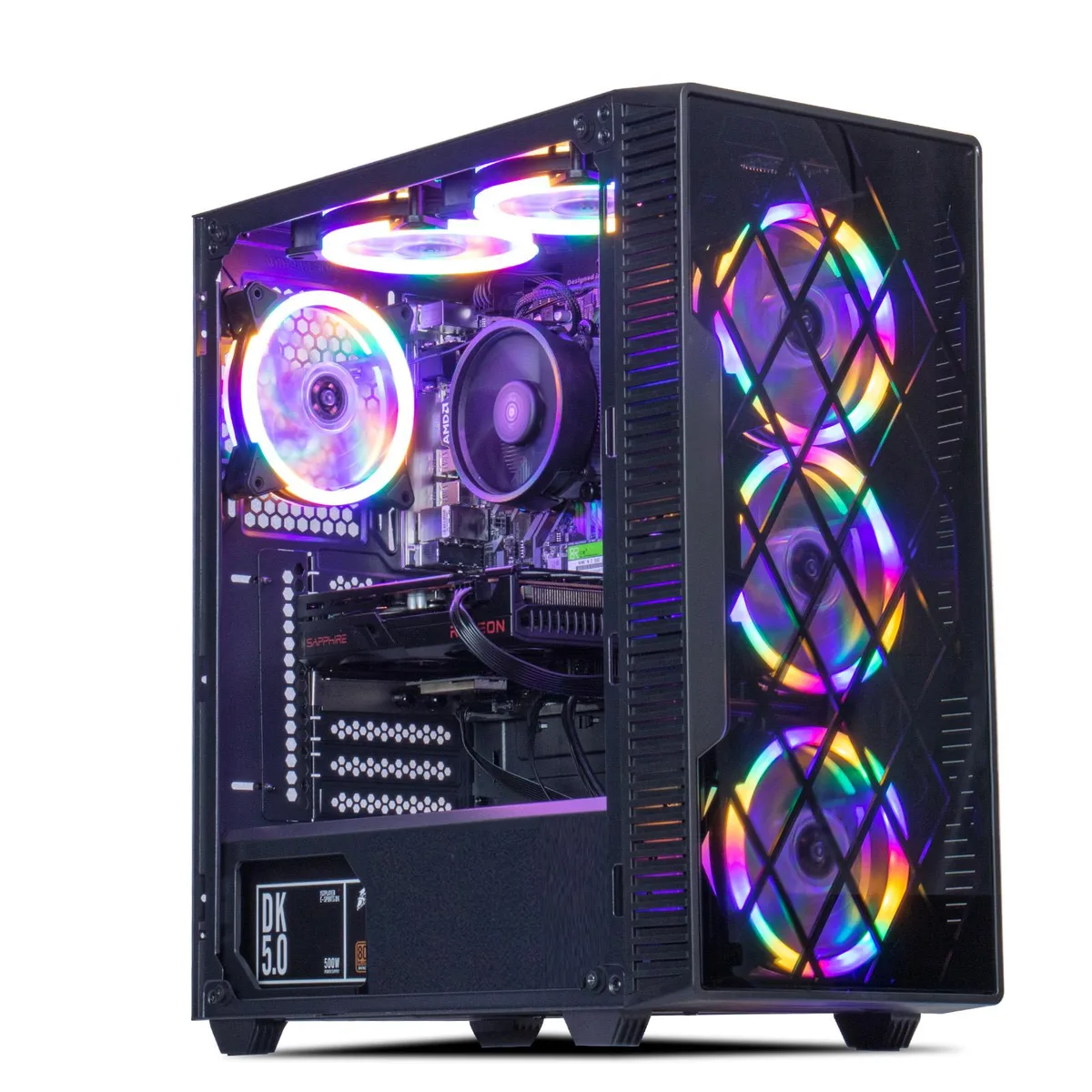 MXZ MXZ Gaming PC Ryzen 5 4500 GTX 1660 Super 16GB DDR4 500GB NVME — photo du produit
