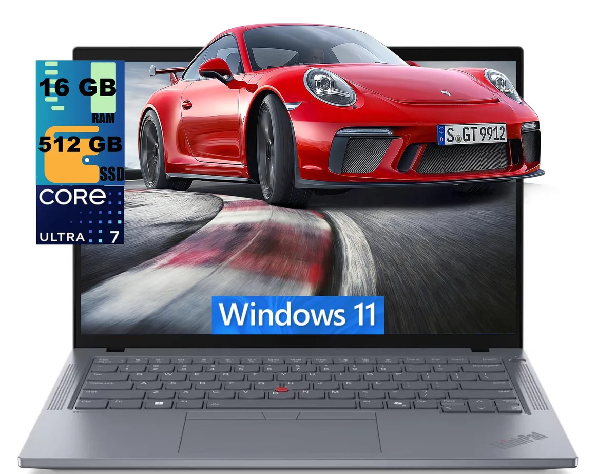 Lenovo Lenovo ThinkPad T14 laptop Intel Core Ultra 7 155U 12-core 16GB DDR5 512GB SSD 14 WUXGA — product photo