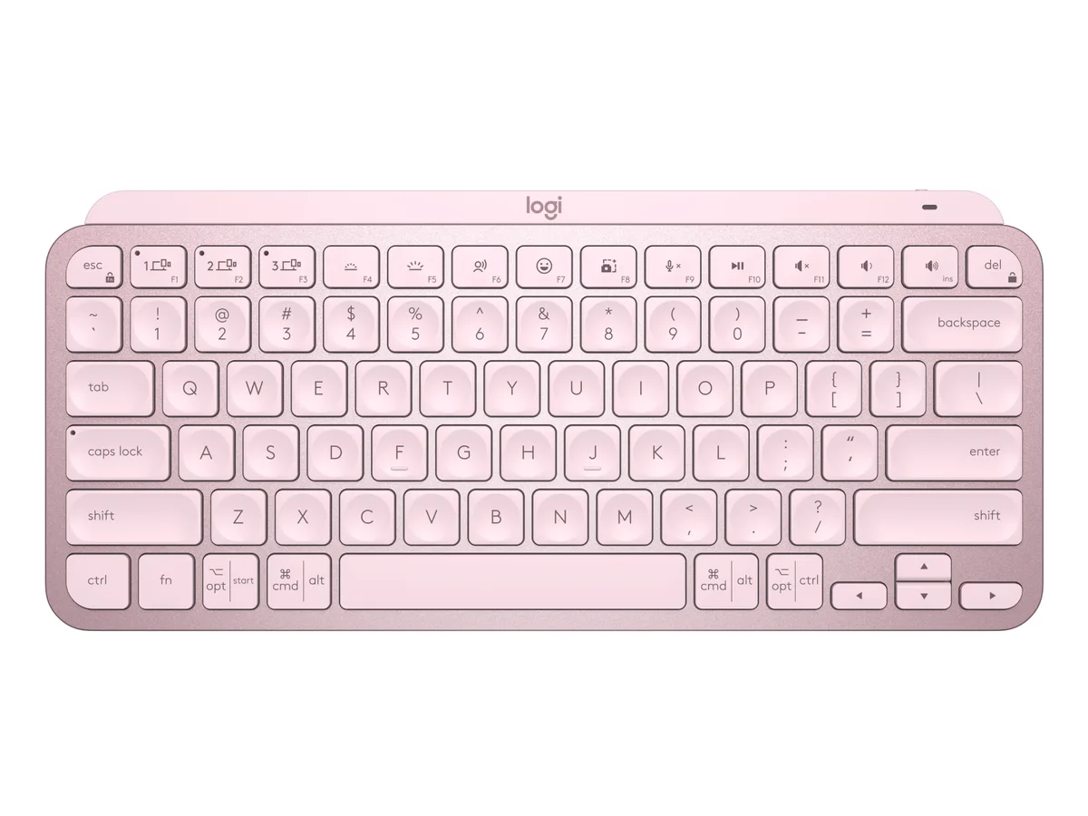 Logitech Logitech 920-010474 MX Keys Mini Compact Bluetooth Keyboard Rose — photo du produit