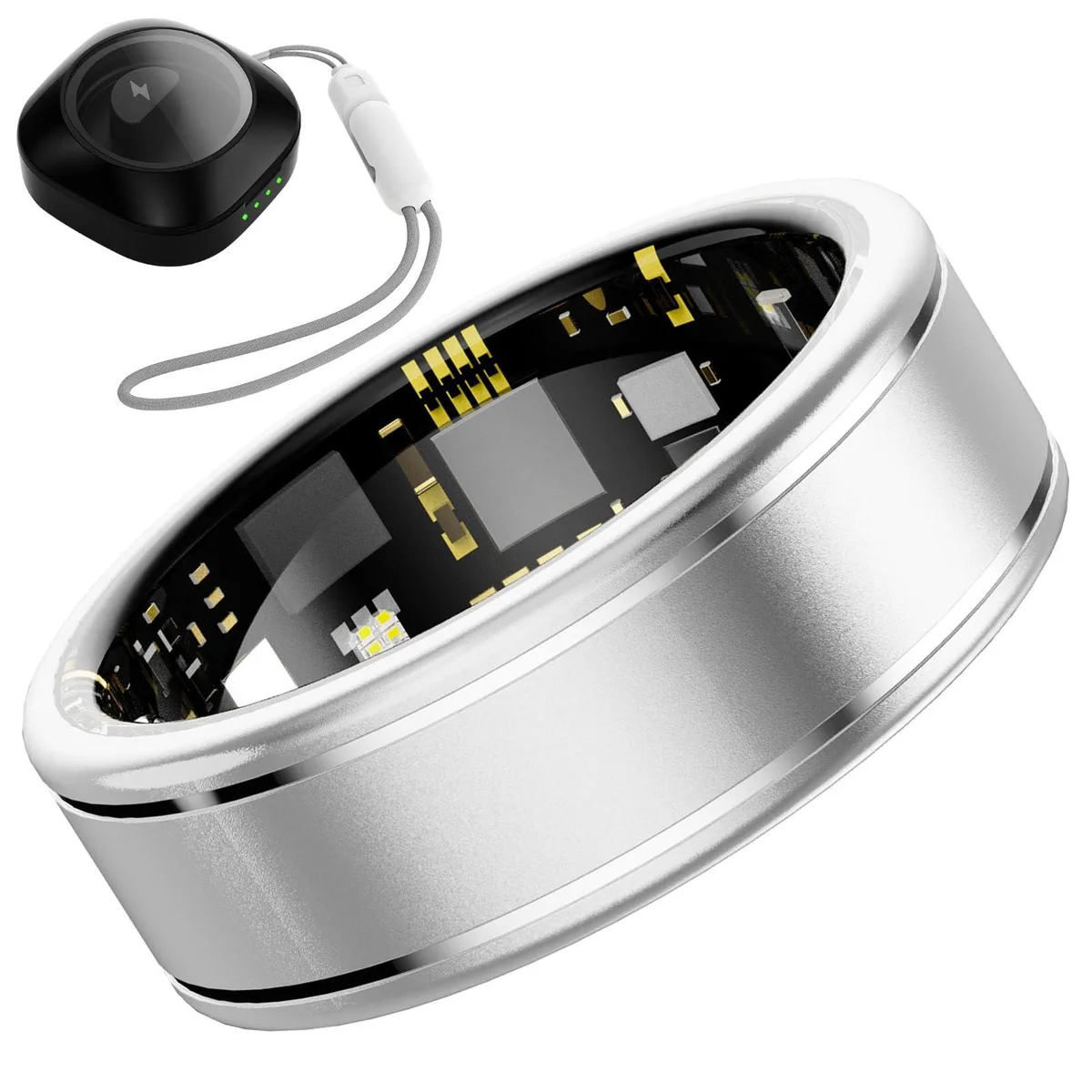 Anarow R10M Smart Ring Silver Size 11 — product photo