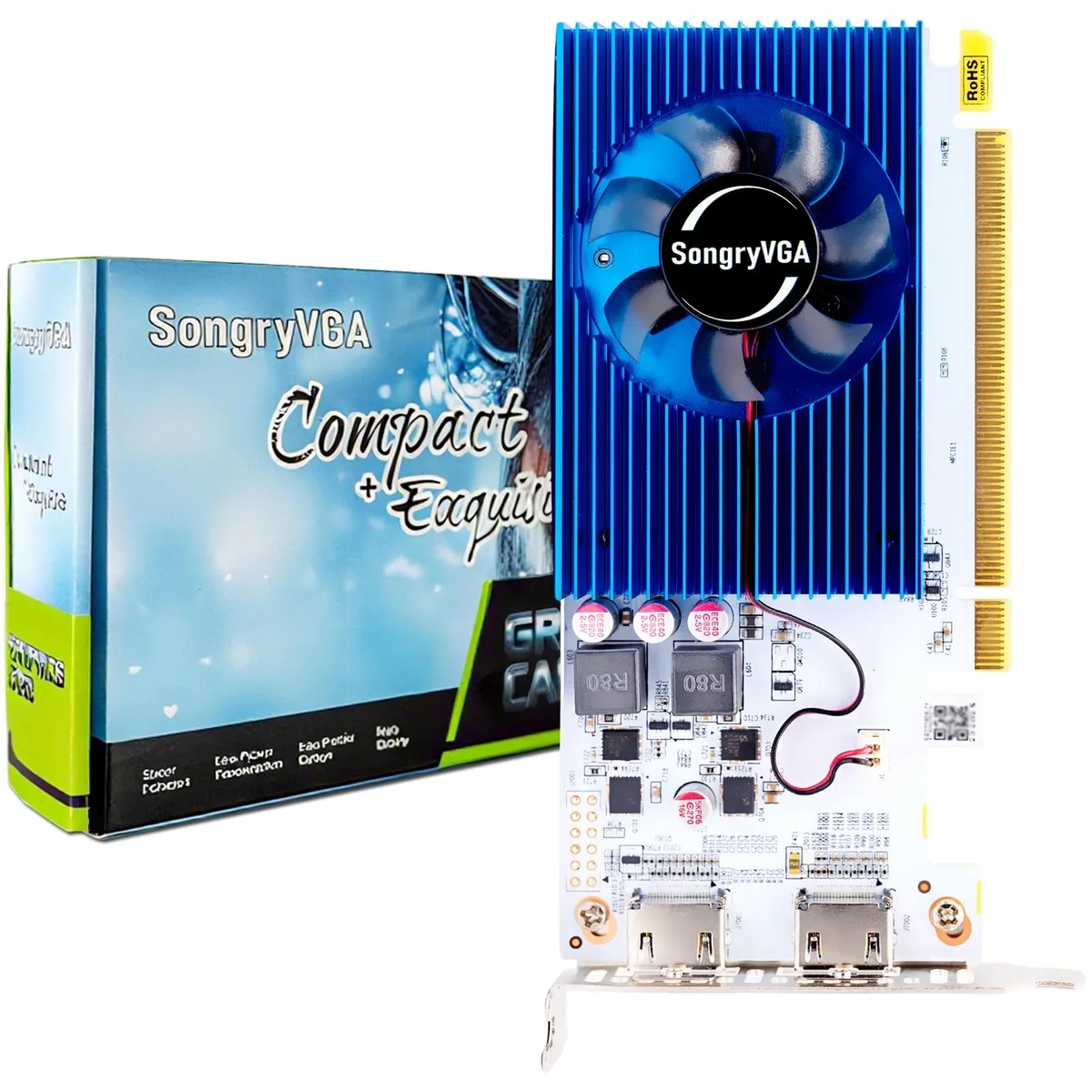 SongryVGA SongryVGA R5 230 2GB GDDR3 Low Profile Graphics Card — product photo