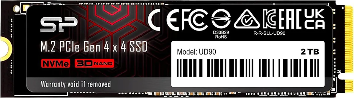 Silicon Power UD90 2TB M.2 2280 SSD bare circuit board