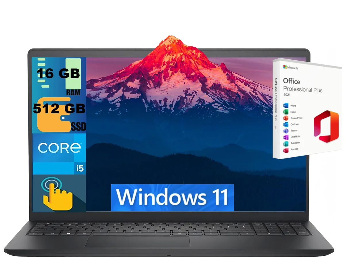 DELL DELL Inspiron 15 laptop i5-1334U 16GB 512GB 15.6" Touch — product photo