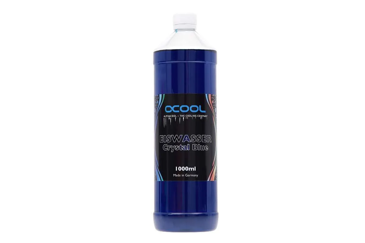 Alphacool Alphacool Eiswasser Crystal Blue UV Reactive Premixed Coolant 1000ml (1012560) — 商品照片
