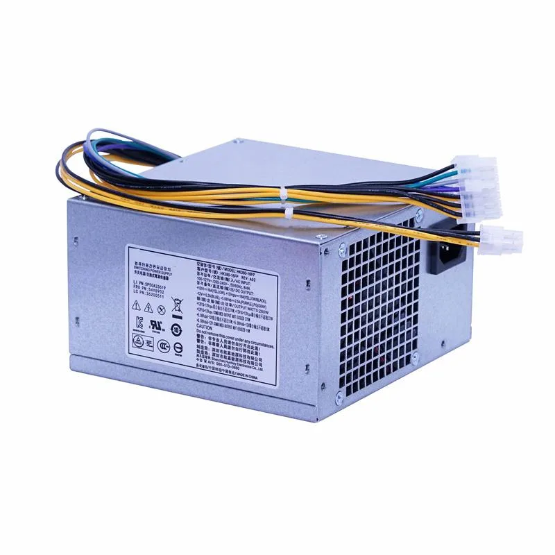 Black ATX power supply unit with 14-pin connector and 280W rating